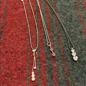 Trio of Drop Necklaces